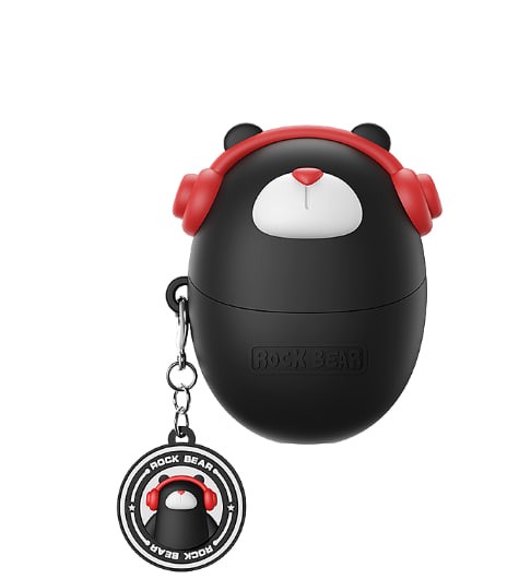 ROCK Black Earphone Case for HUAWEI FreeBuds 6 (Design for HUAWEI)